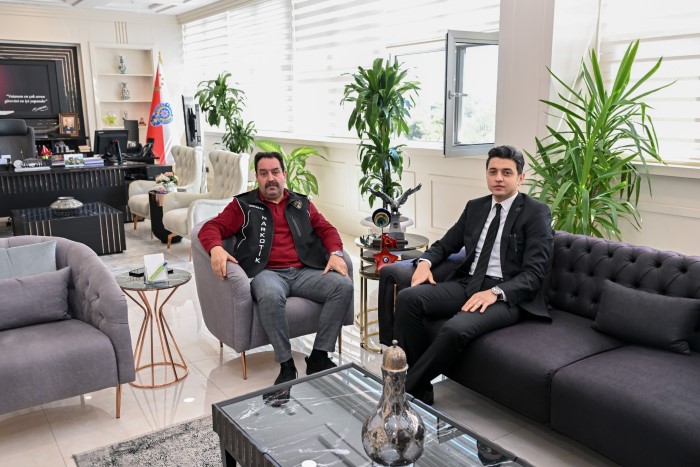 Kaymakamımız Sayın İbrahim Cem DEVECİ, Antalya İl Emniyet Müdürü Sayın İlker ARSLAN'ı Makamında Ziyaret Etti. 